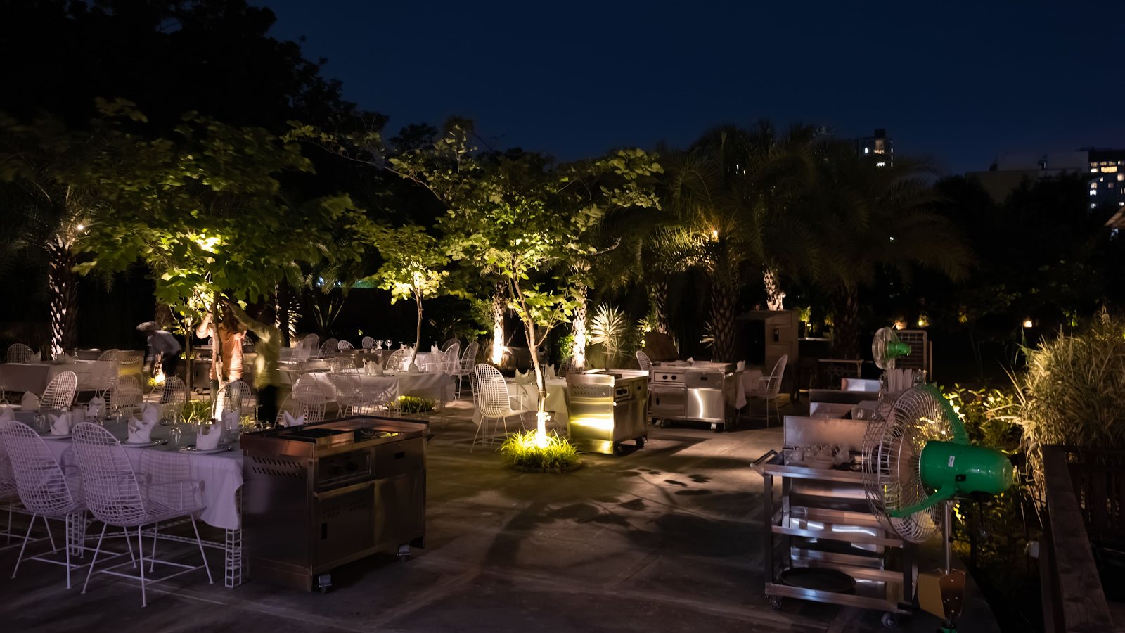 Enchanted Outdoor Garden Atelier Setting